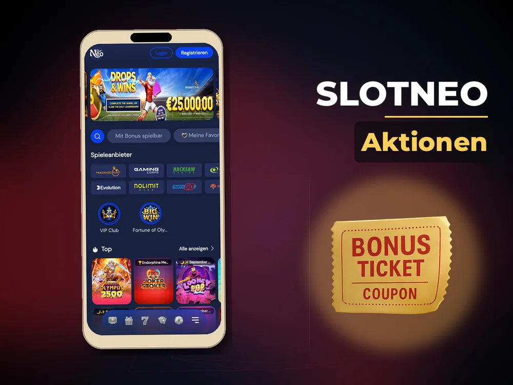 SlotNEO - Aktionen