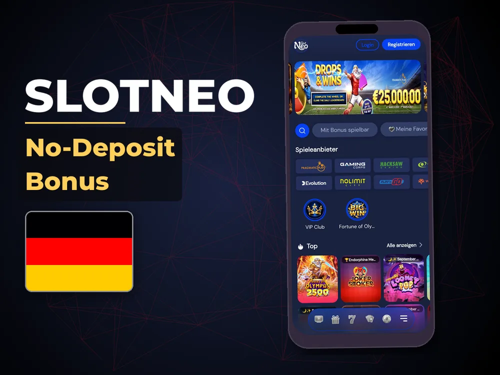 SlotNEO - No-Deposit Bonus