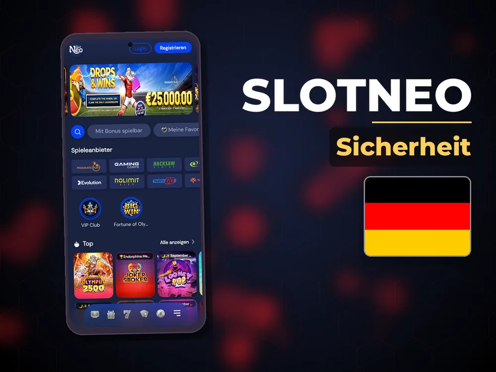 SlotNEO - Sicherheit